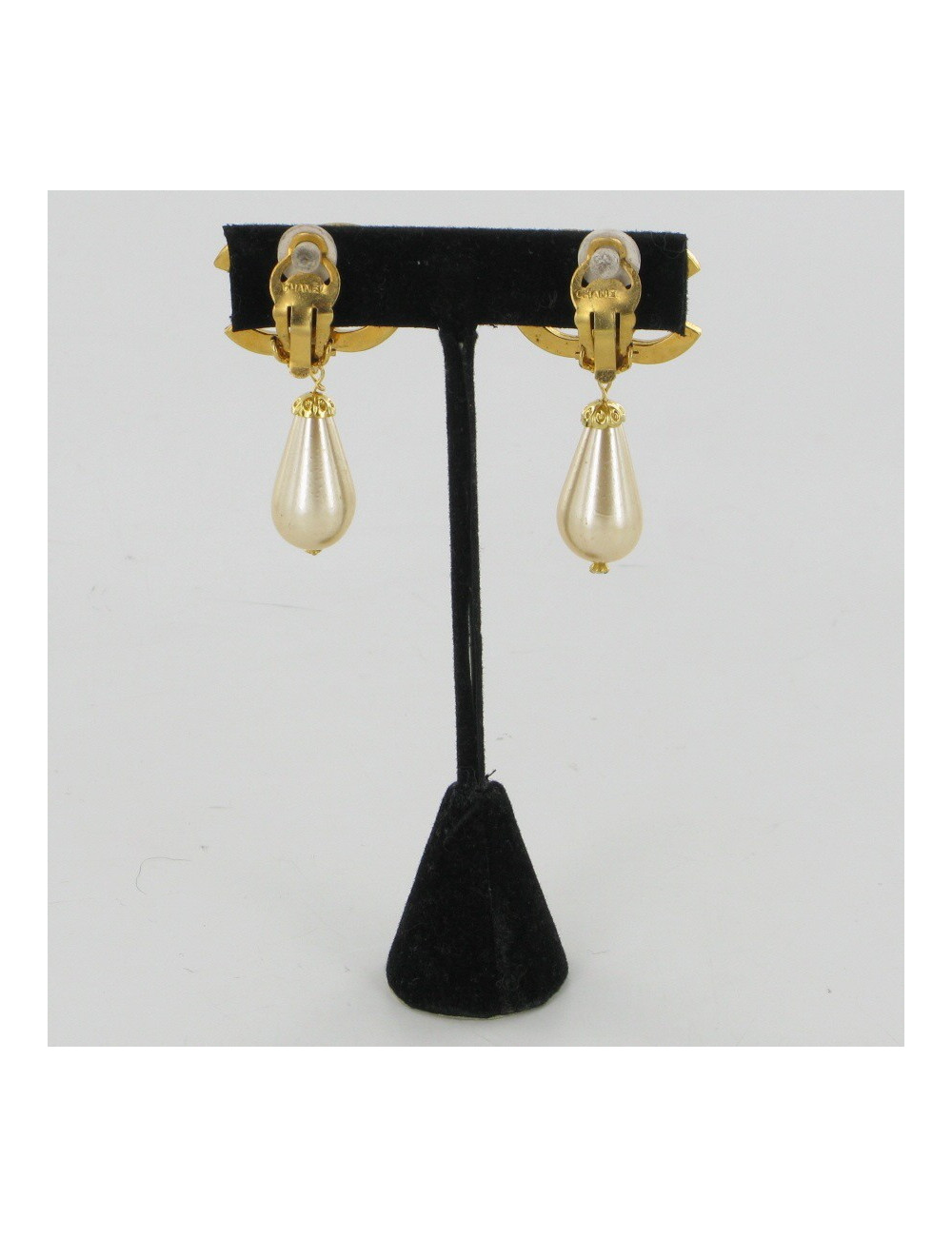 Clips CC dorés CHANEL