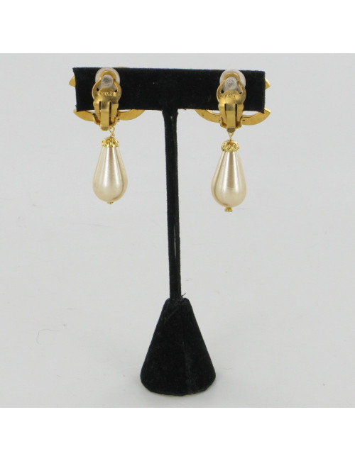 Clips CC dorés CHANEL