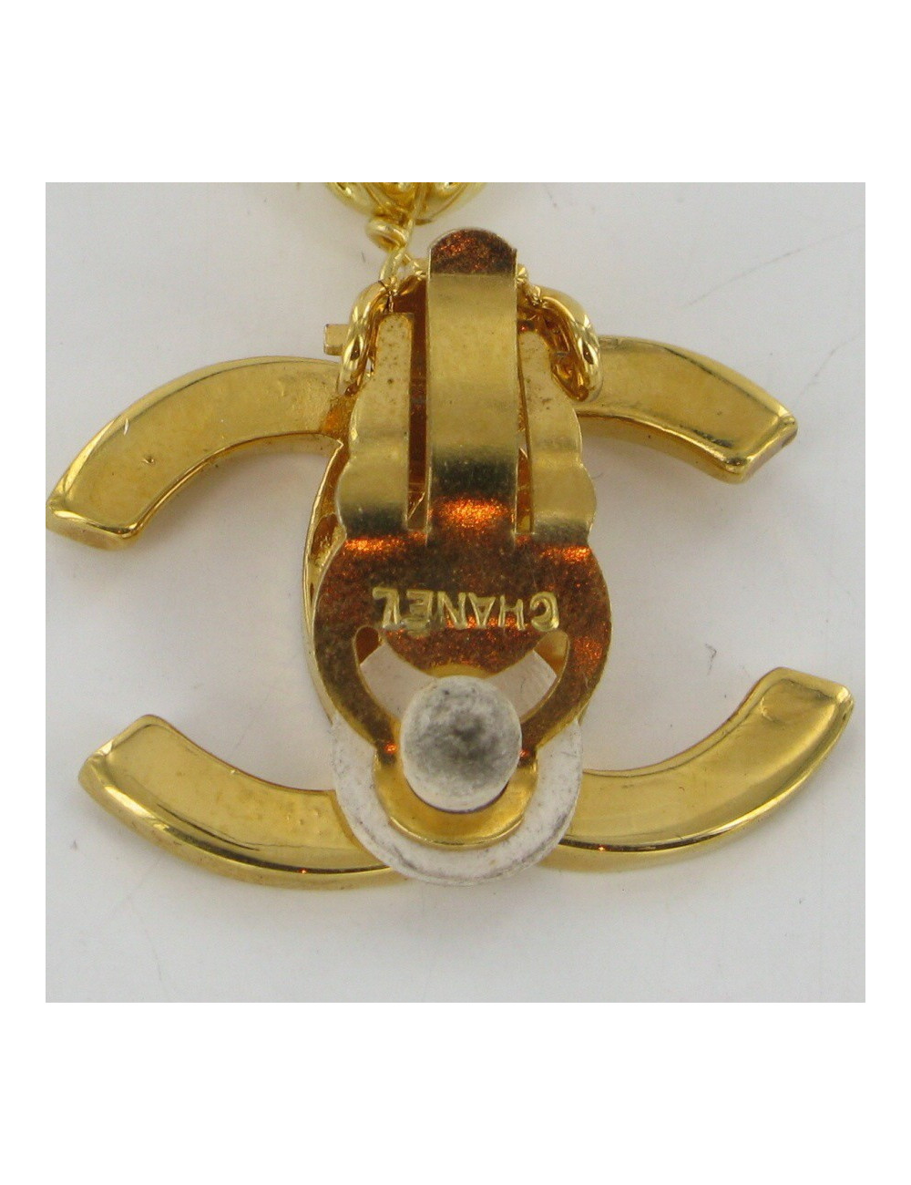 Clips CC dorés CHANEL