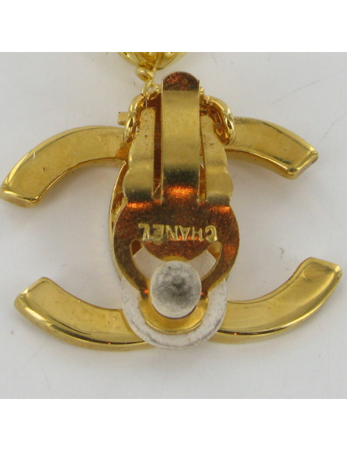Clips CC dorés CHANEL