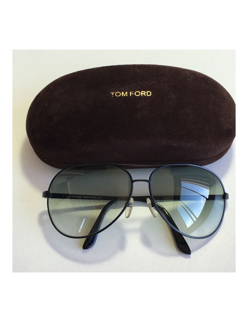 Lunettes de soleil TOM FORD aviateur noires