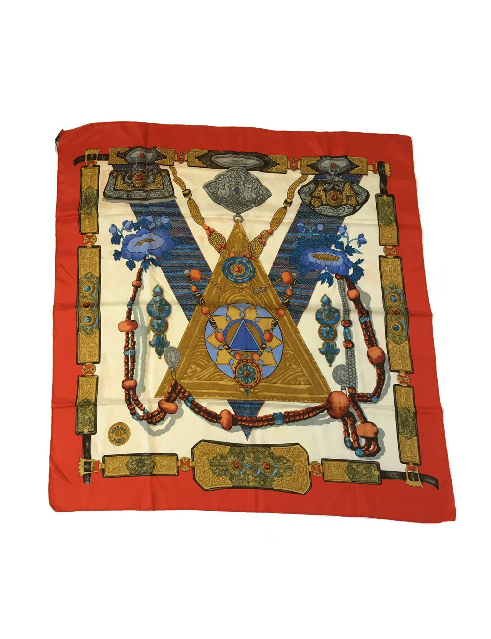 Carré HERMES  soie  Vintage