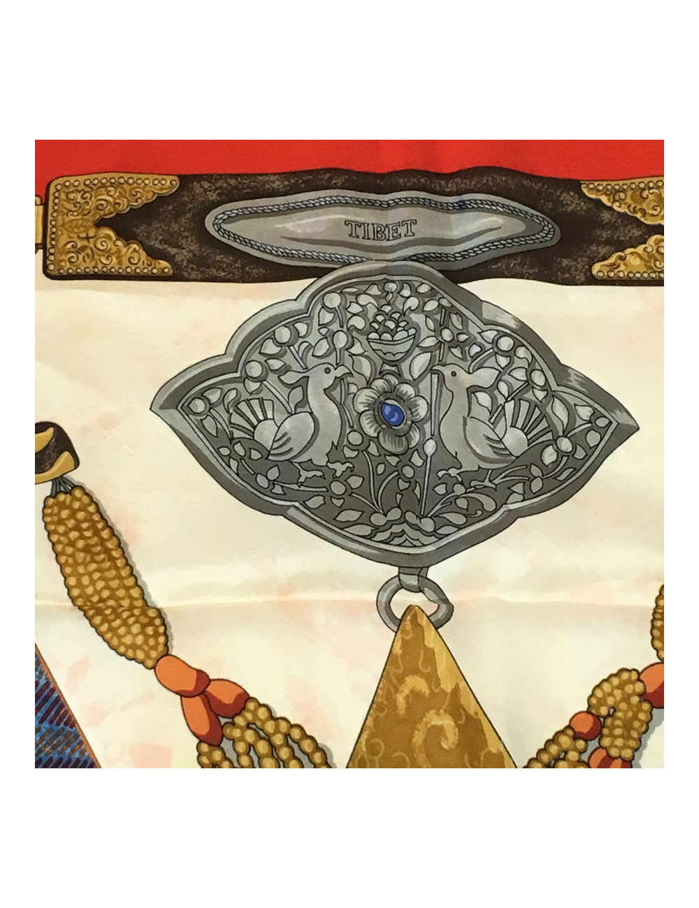 Carré HERMES  soie  Vintage