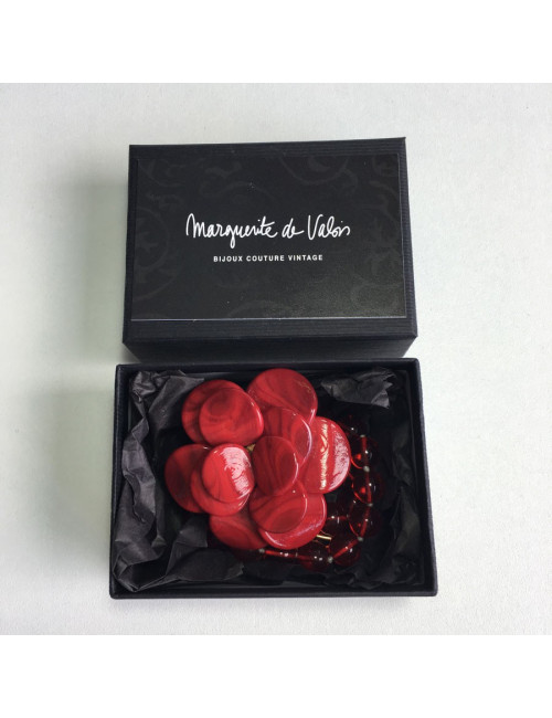 Collier MARGUERITE de VALOIS pâte de verre