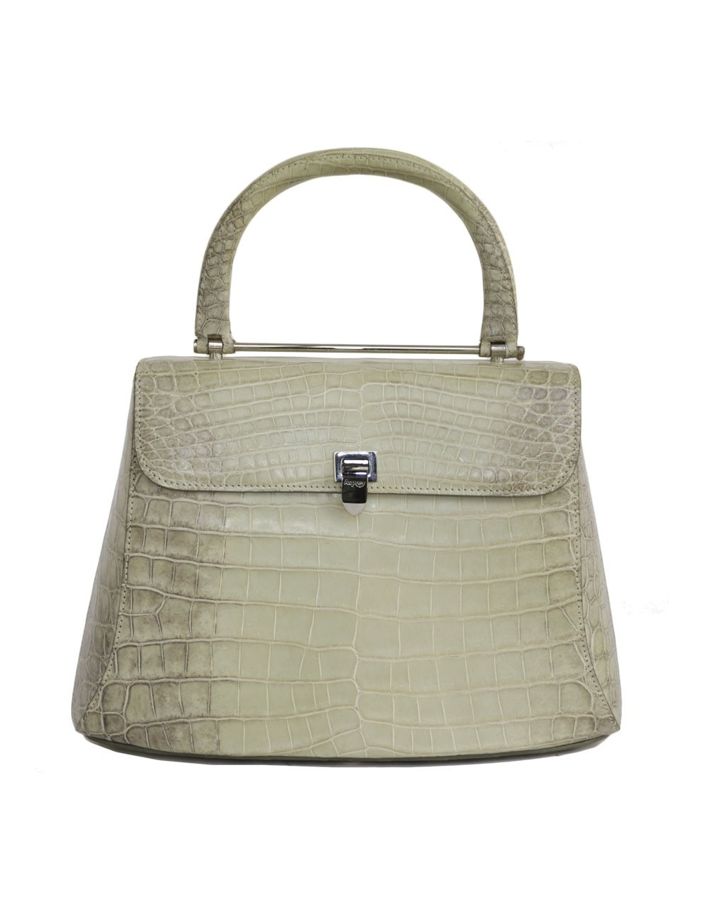 Sac ASPREY en croco vert