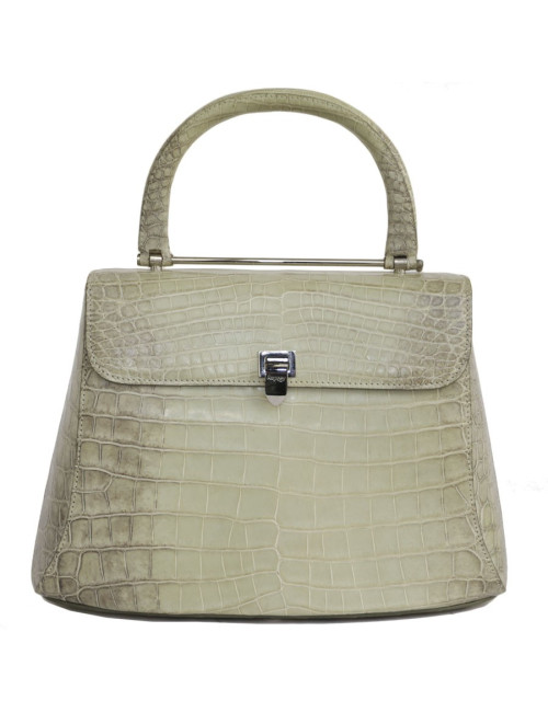Sac ASPREY en croco vert