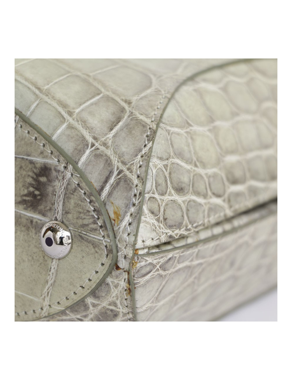 ASPREY bag in water green crocodile