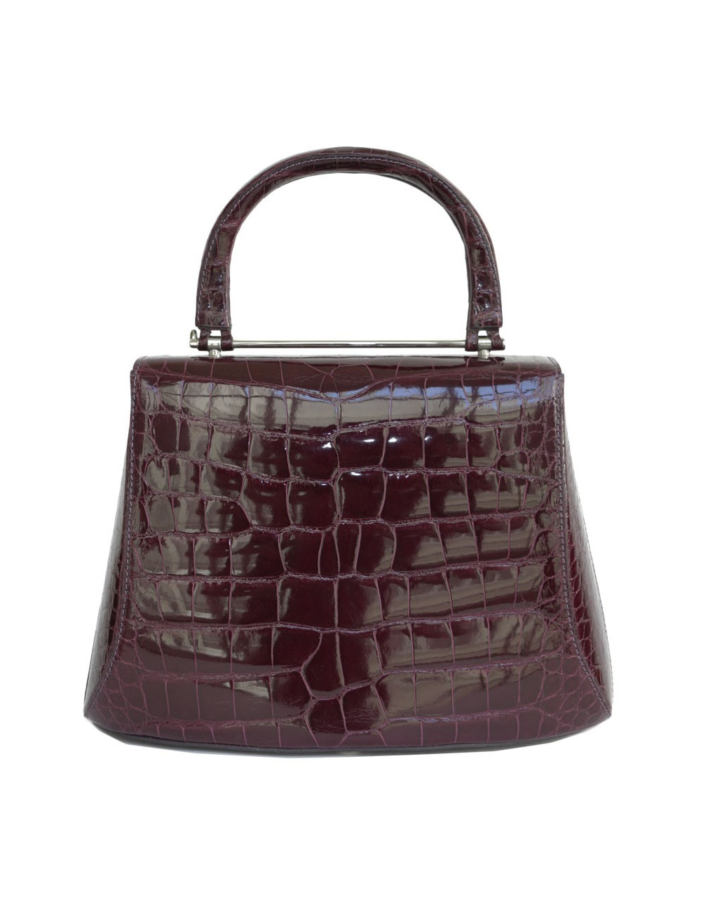 ASPREY OF LONDON crocodile bag of wine dregs