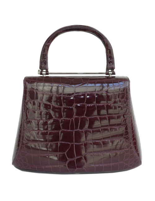 ASPREY OF LONDON crocodile bag of wine dregs