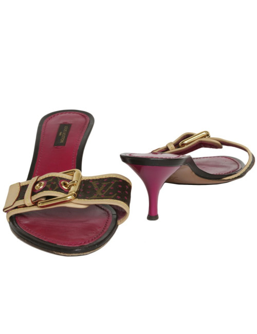 Mules à talons LOUIS VUITTON T 36.5