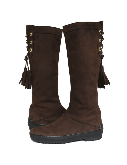 Boots TOD's size 36 brown suede