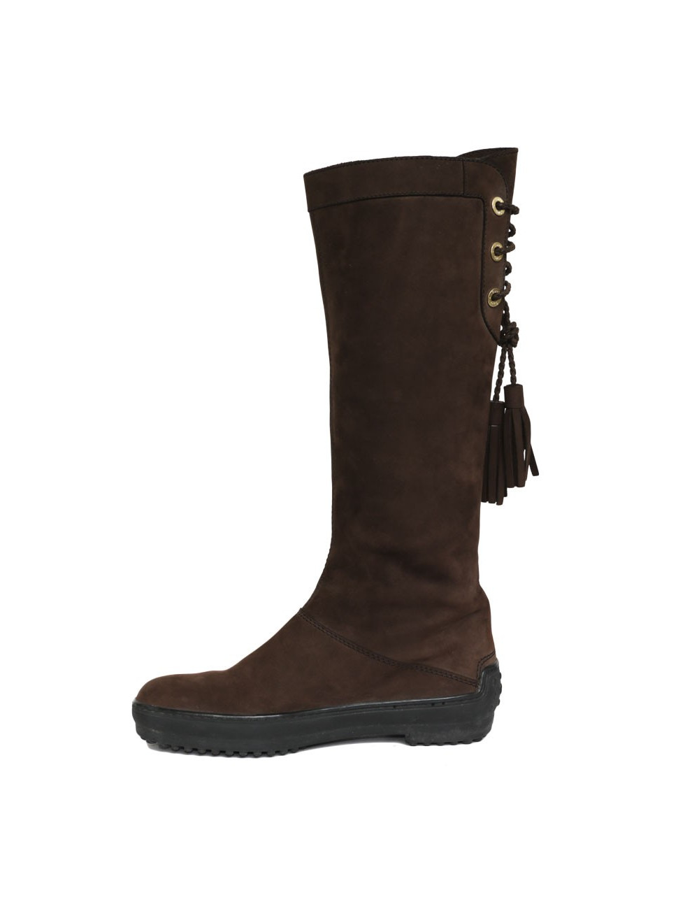 Bottes TOD'S Taille 36 daim marron