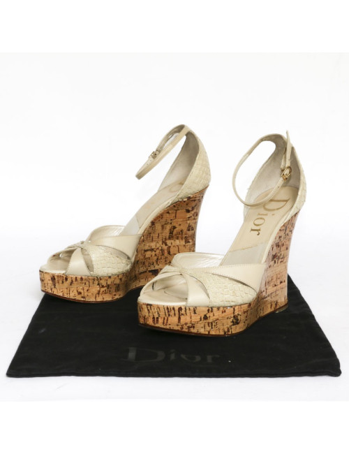 Sandales compensées DIOR T 36