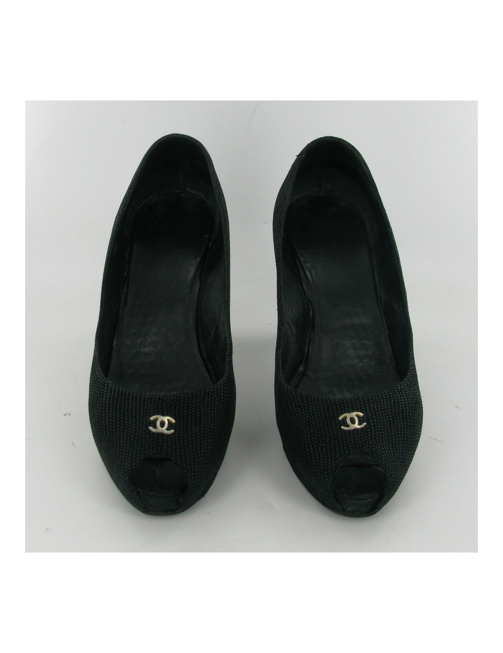 Escarpins noirs T36.5 CHANEL