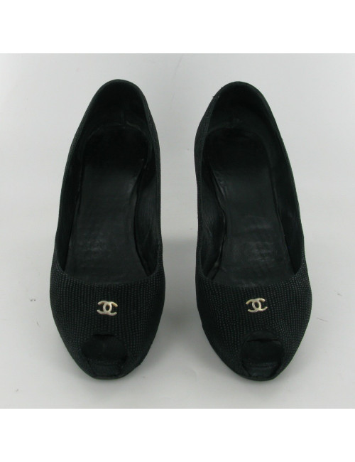 Escarpins noirs T36.5 CHANEL
