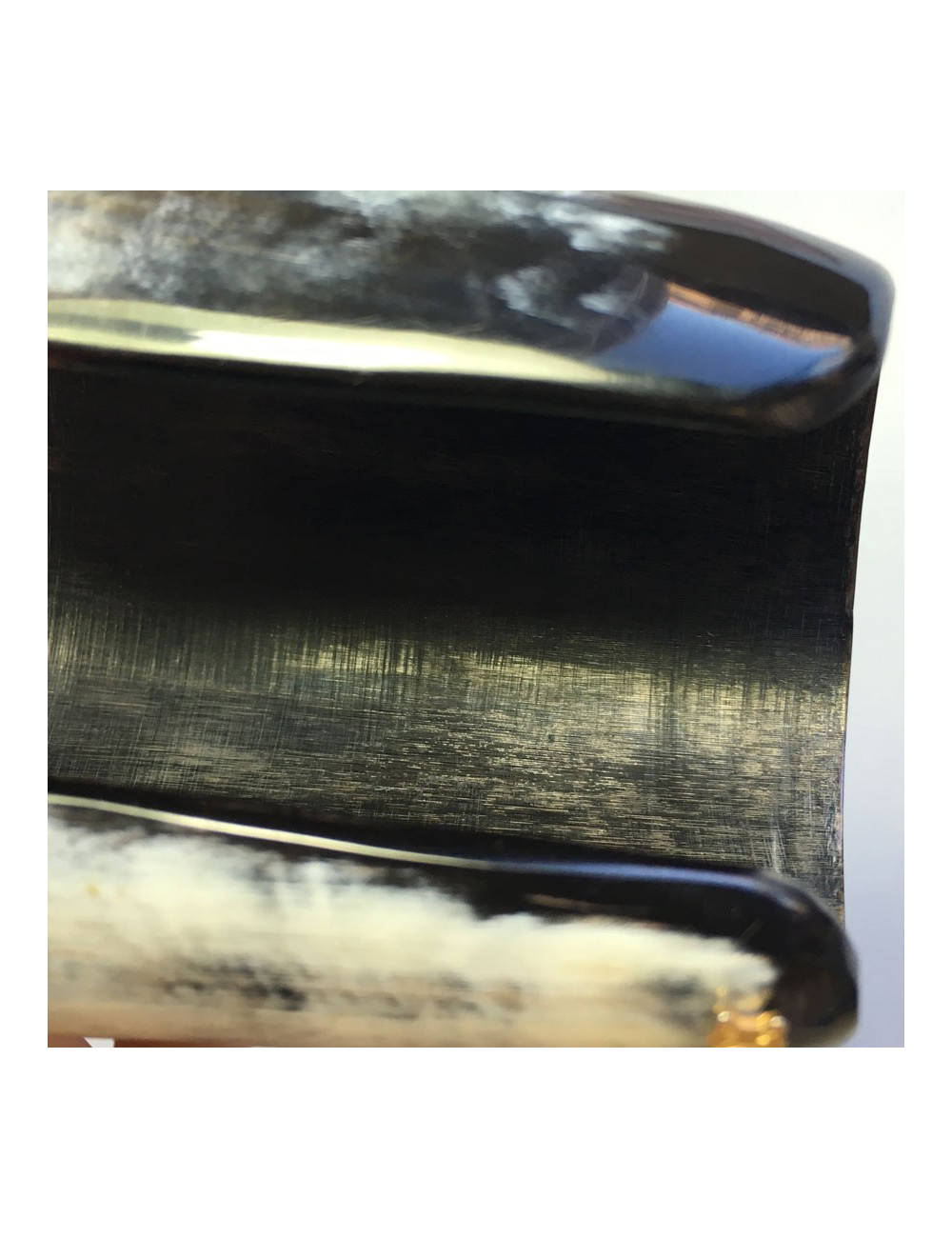 CELINE black Horn cufflinks