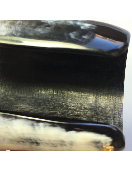 CELINE black Horn cufflinks