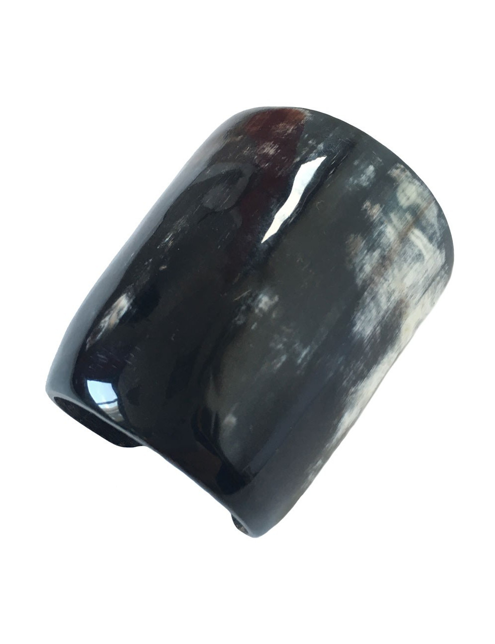 CELINE black Horn cufflinks