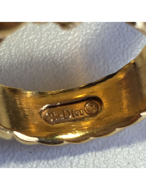 Bague DIOR dorée