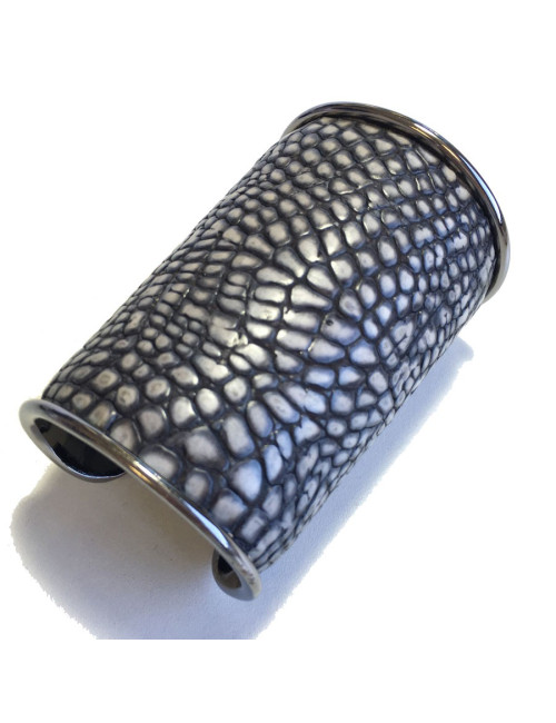 Manchette ANDREW GN autres marques en métal argenté