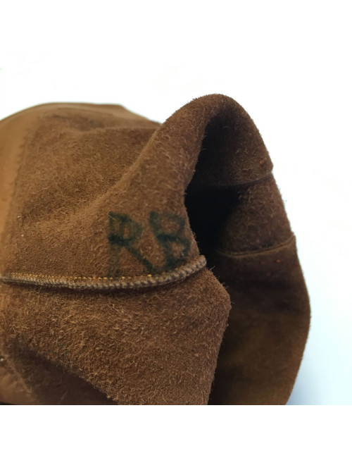 Gants CHRISTIAN DIOR  en cuir marron vintage 