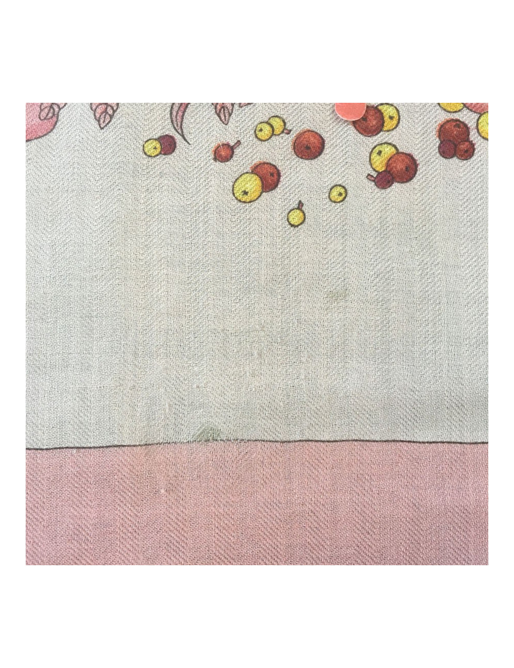 Châle "Pythagore" HERMES en cachemire et soie rose