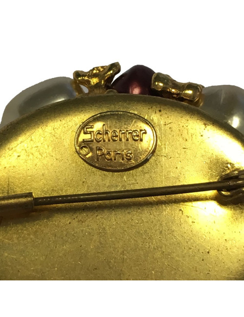 Broche JEAN-LOUIS SCHERRER vintage