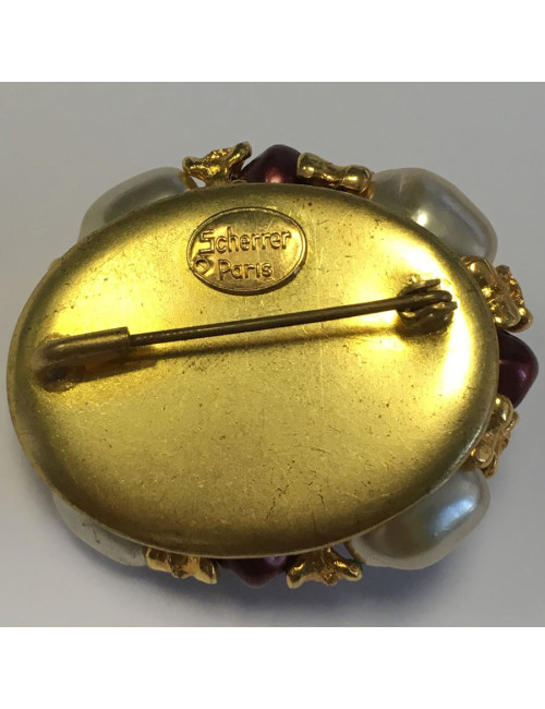 Jean-Louis SCHERRER vintage brooch