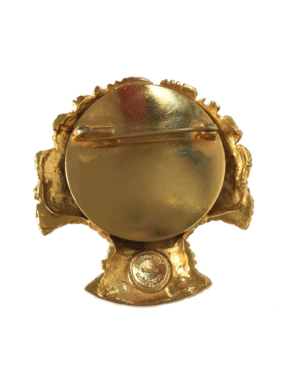 Broche DOMINIQUE AURIENTIS épi de blé en métal doré