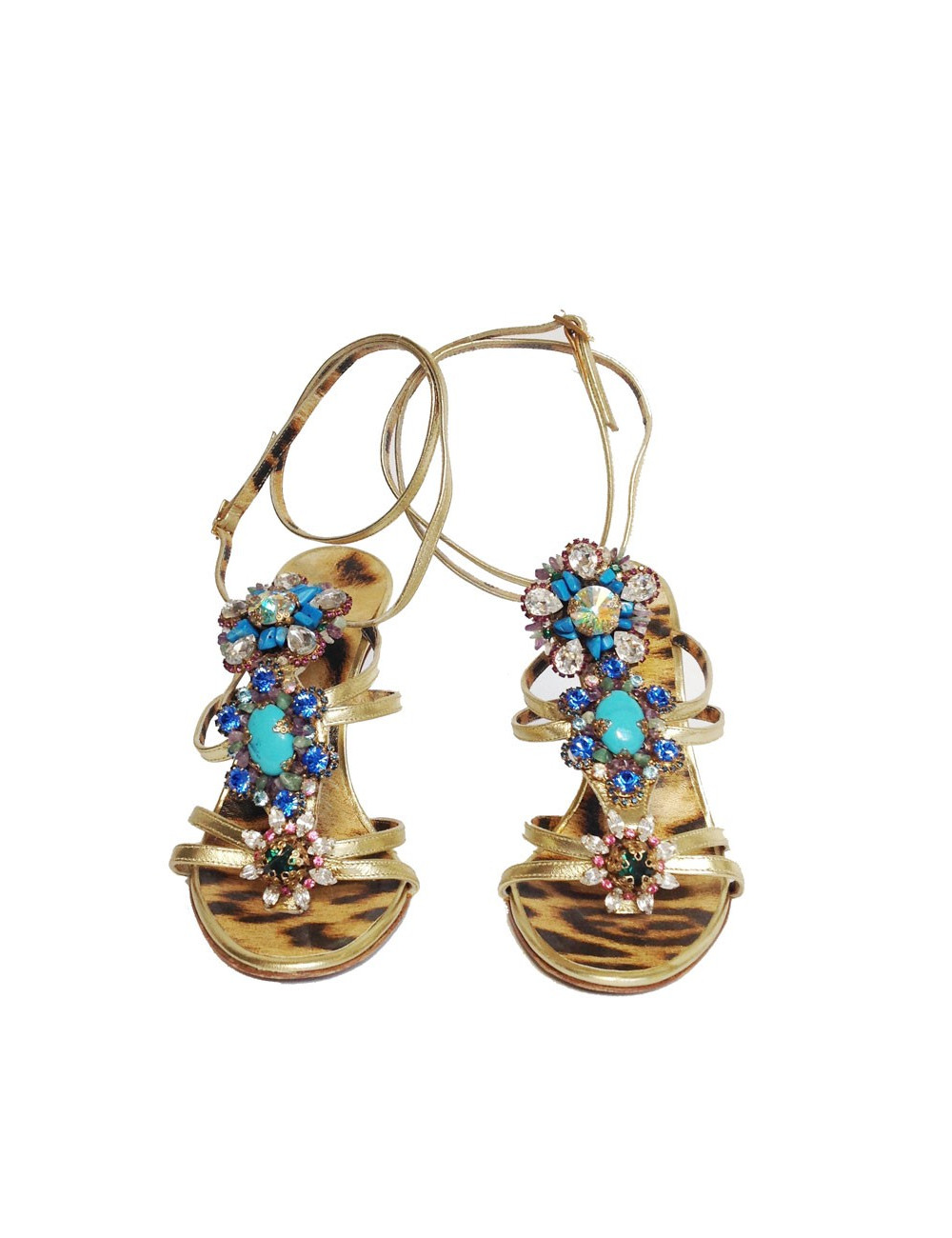 Sandales hautes ROBERTO CAVALLI bijou