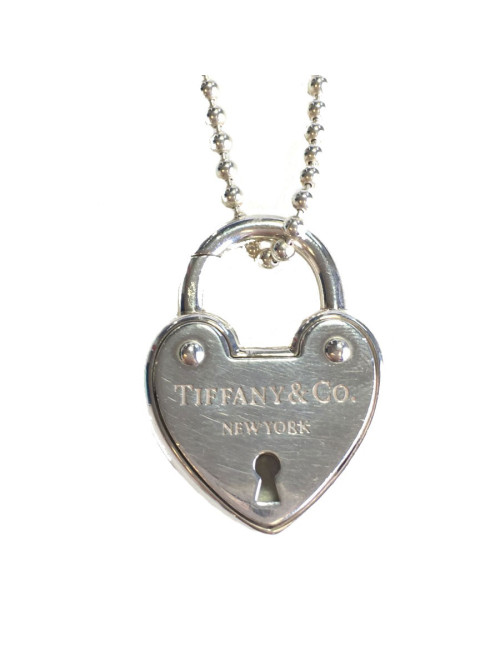 Collier TIFFANY & Co chaîne argent et cœur 