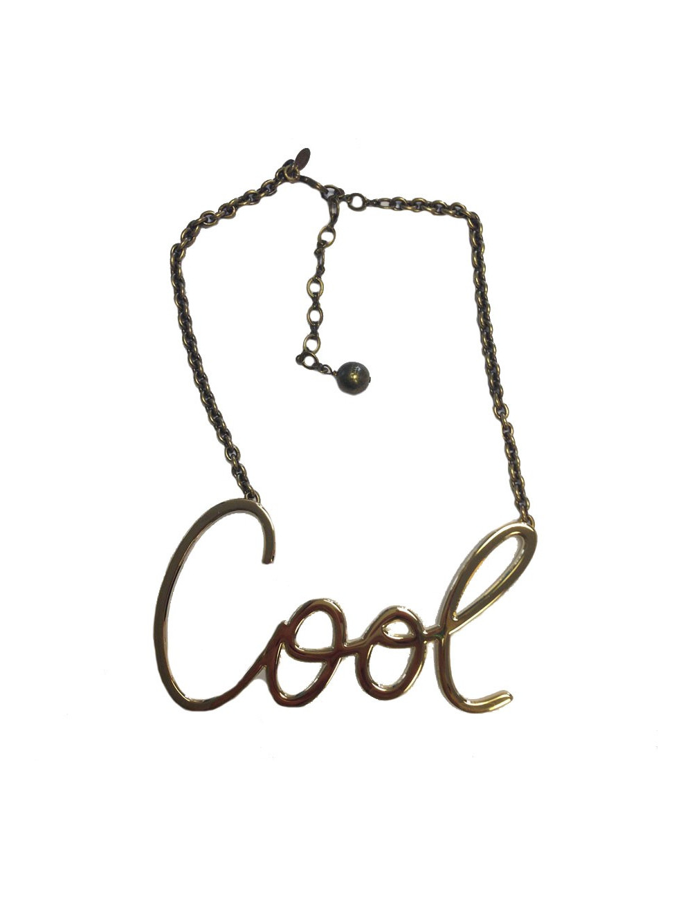 LANVIN 'Cool' Iconic golden necklace