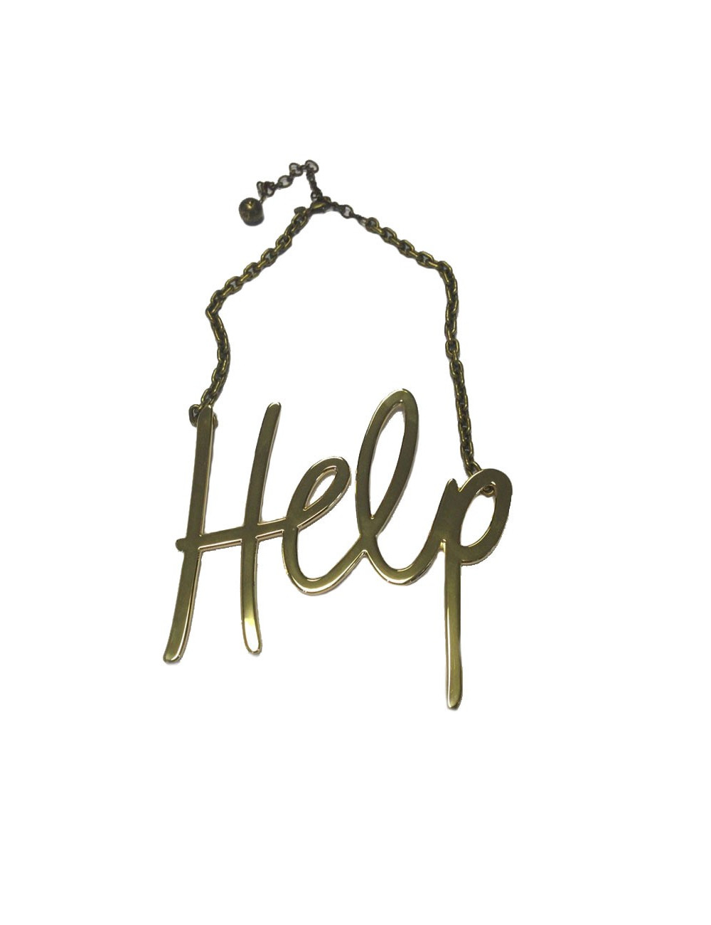 Collier LANVIN Help, "Lanvin Iconic" en métal doré