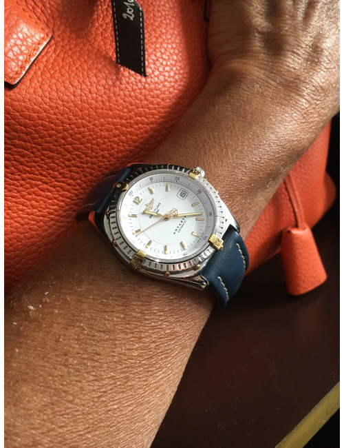 Montre BREITLING or et acier automatic