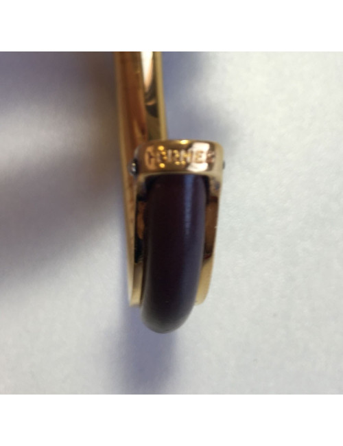 xxx Bracelet  jonc HERMES cuir et.....