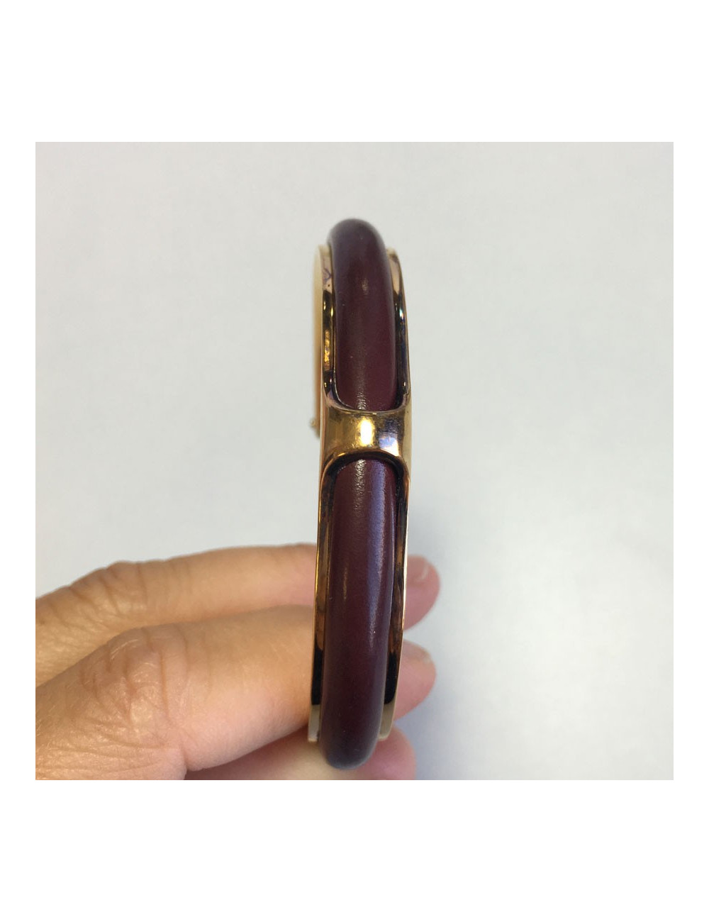 Rush HERMES leather bracelet and...