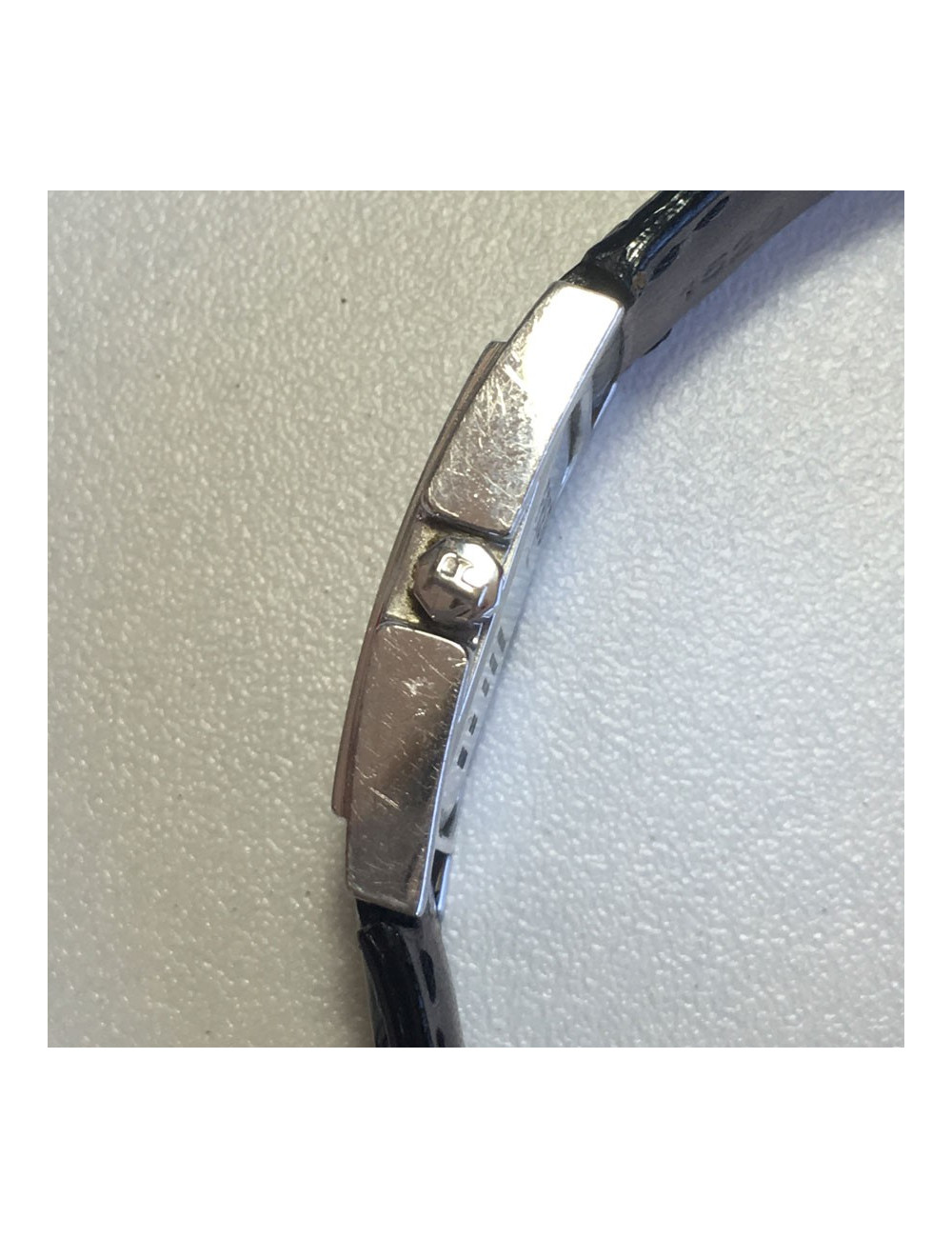 Watch FRED model 36 in steel and alligator