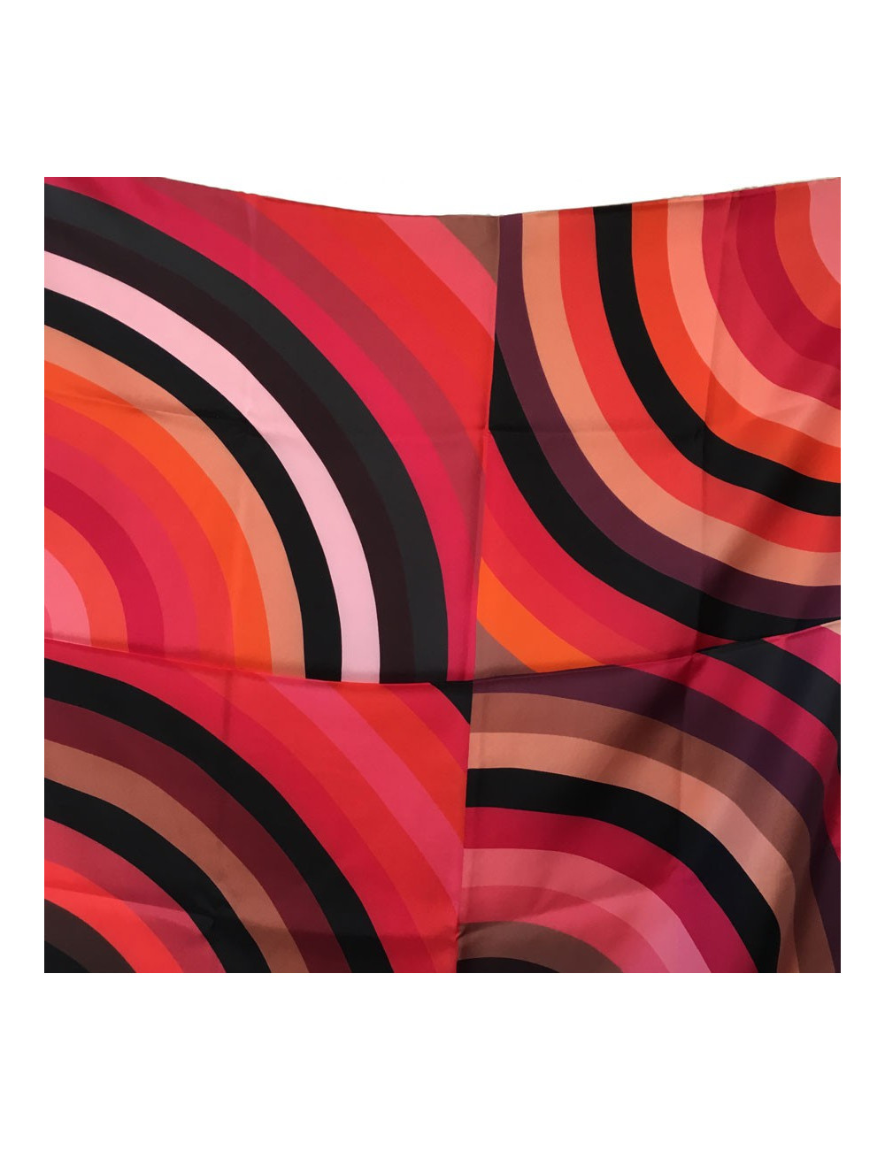 xxx Châle HERMES "Marcelina" en soie polychrome