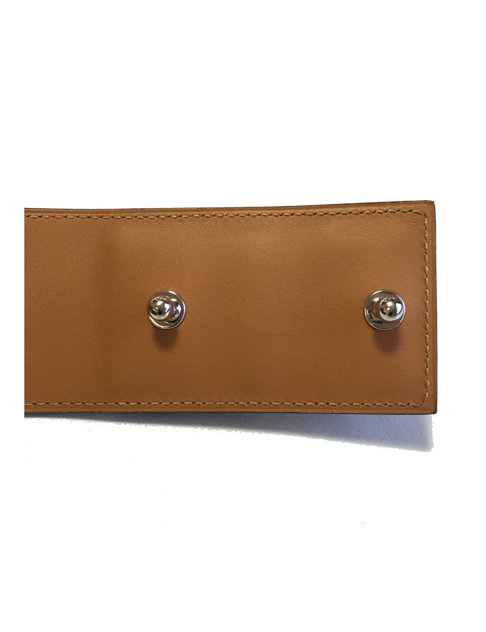 Ceinture HERMES CDC en cuir taurillon cacao t90