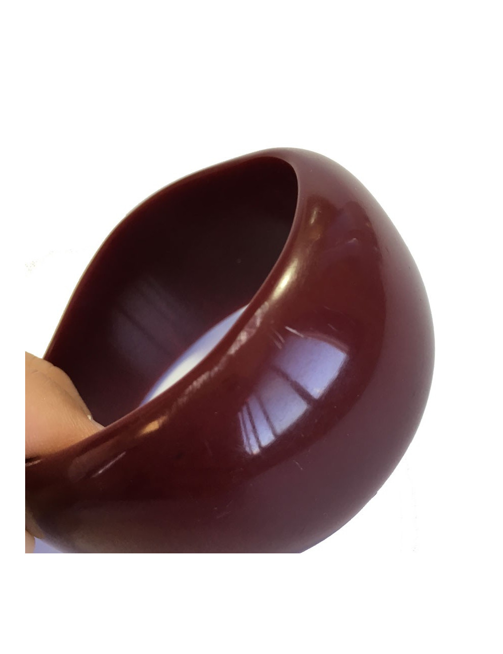 MARNI Burgundy resin bracelet