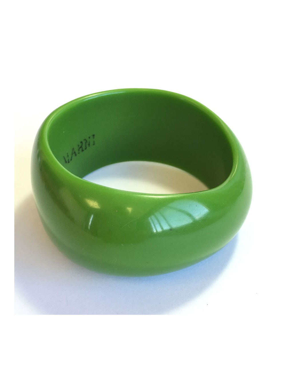 Bracelet MARNI en résine verte