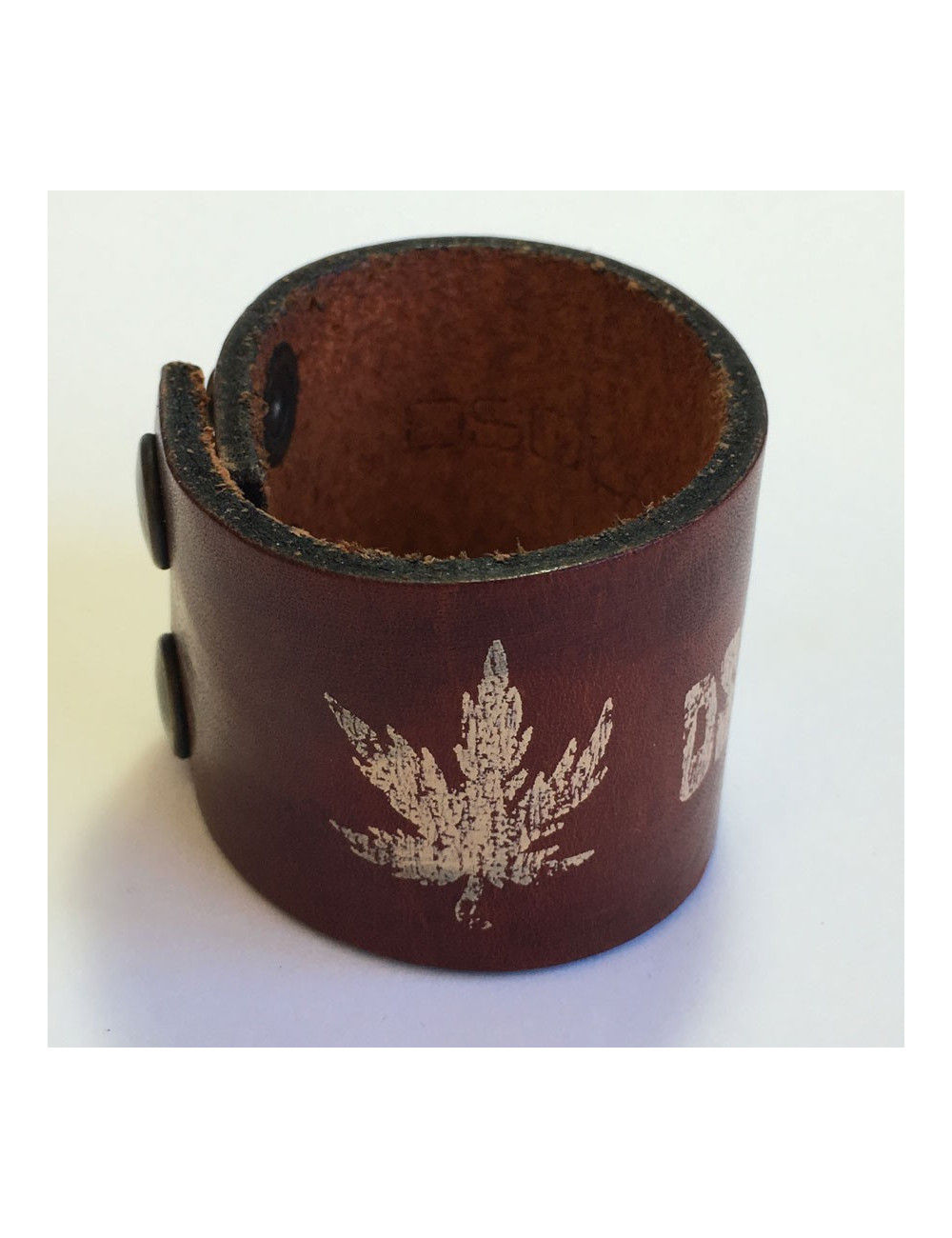 News DSQUARED 2 bordeaux leather