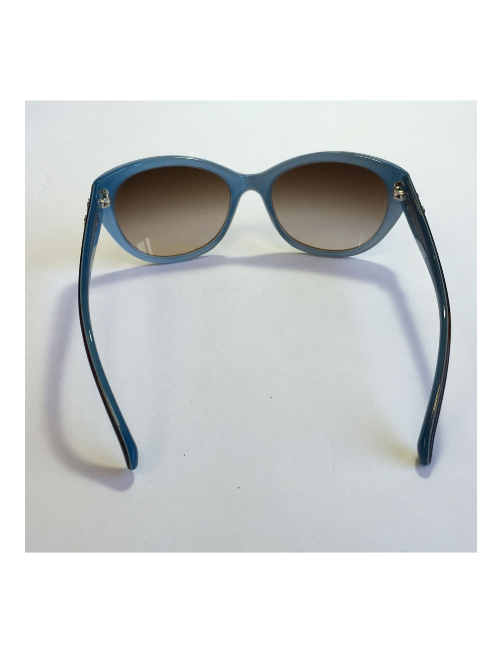 CHANEL sunglasses in Brown and blue two-tone plexi