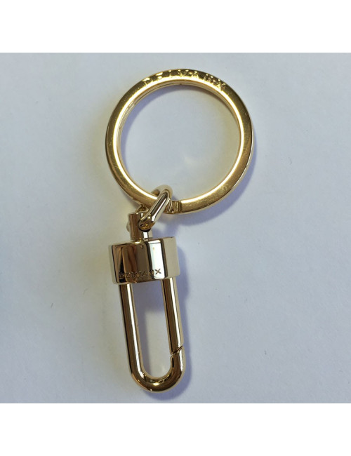 xxx Porte-clefs DELVAUX masqué en veau vert et rose