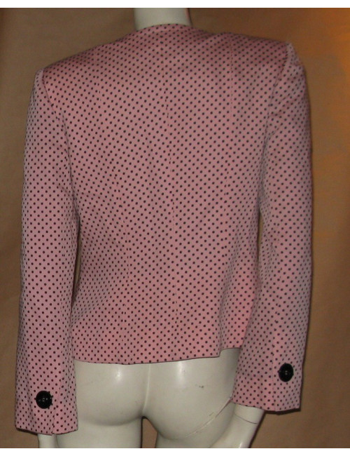 Veste rose à pois noirs T38 GIVENCHY