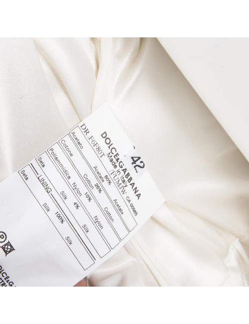 robe blanche DOLCE & GABBANA t42it