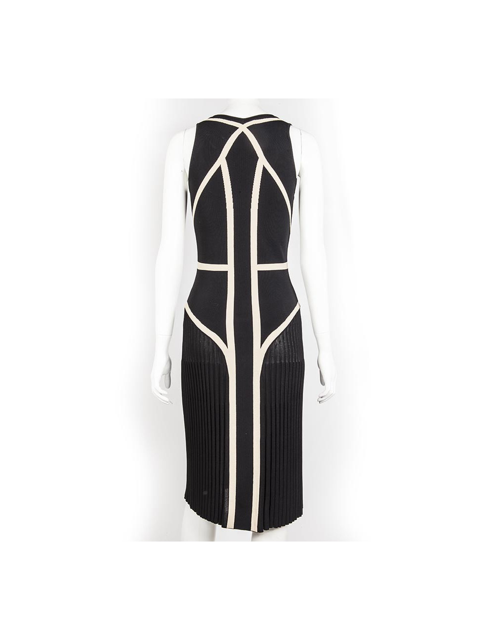 ALEXANDER McQUEEN dress viscose T 36 en