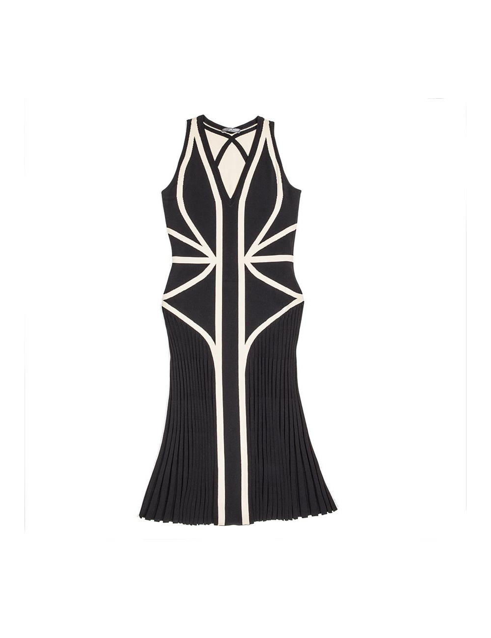 ALEXANDER McQUEEN dress viscose T 36 en