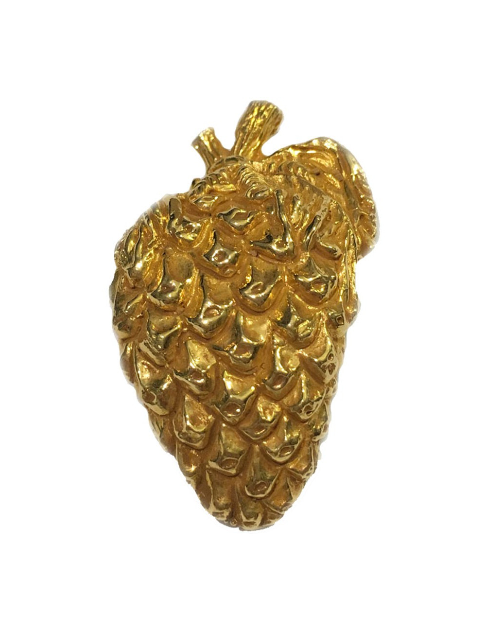 Golden Pine Cone spindle DOMINIQUE AURIENTIS