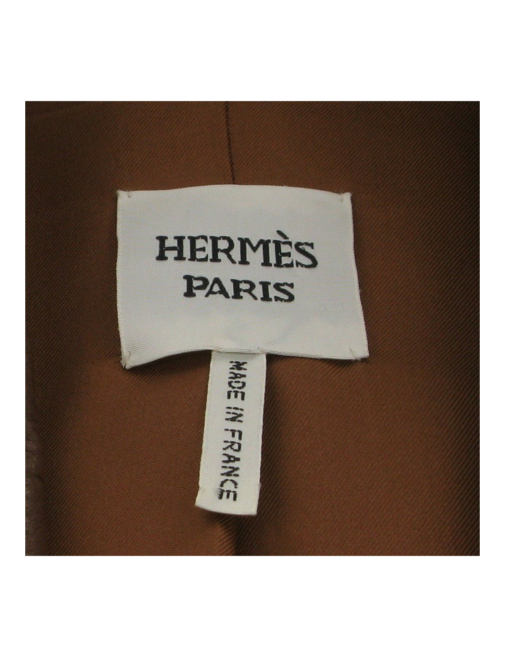 Veste en cuir de cerf T36 HERMES